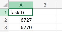 Set List Item by ID script output example